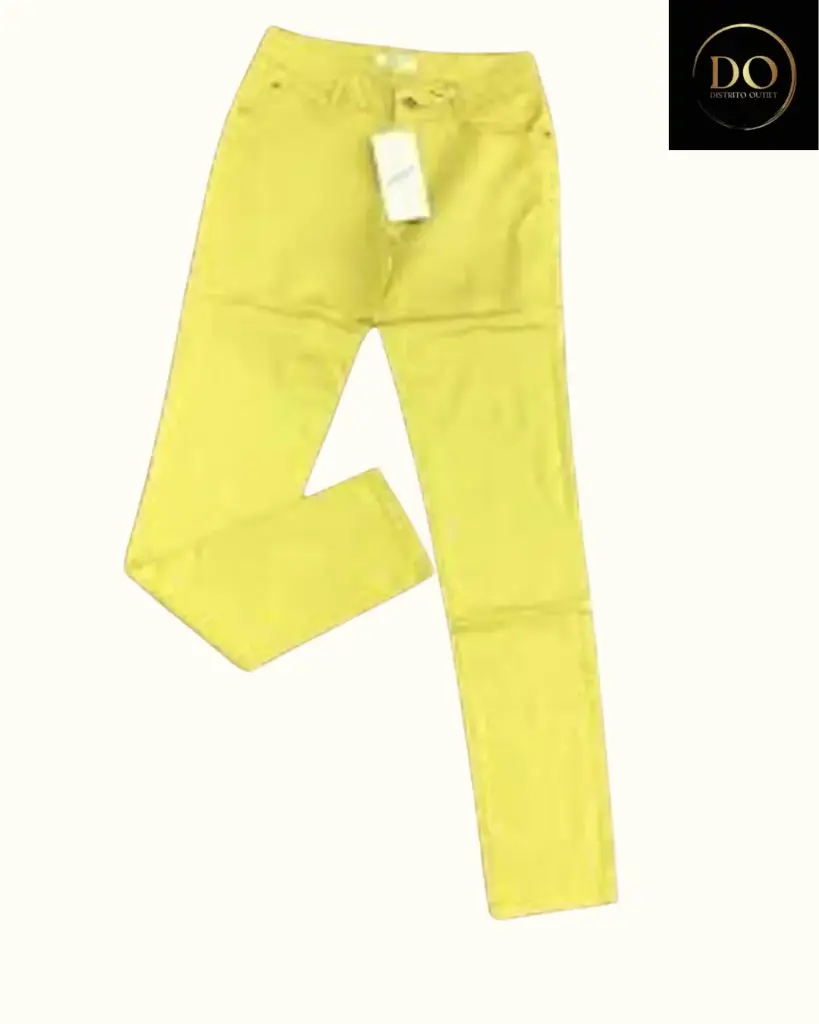 Pantalon Zara C Amarillo T XL