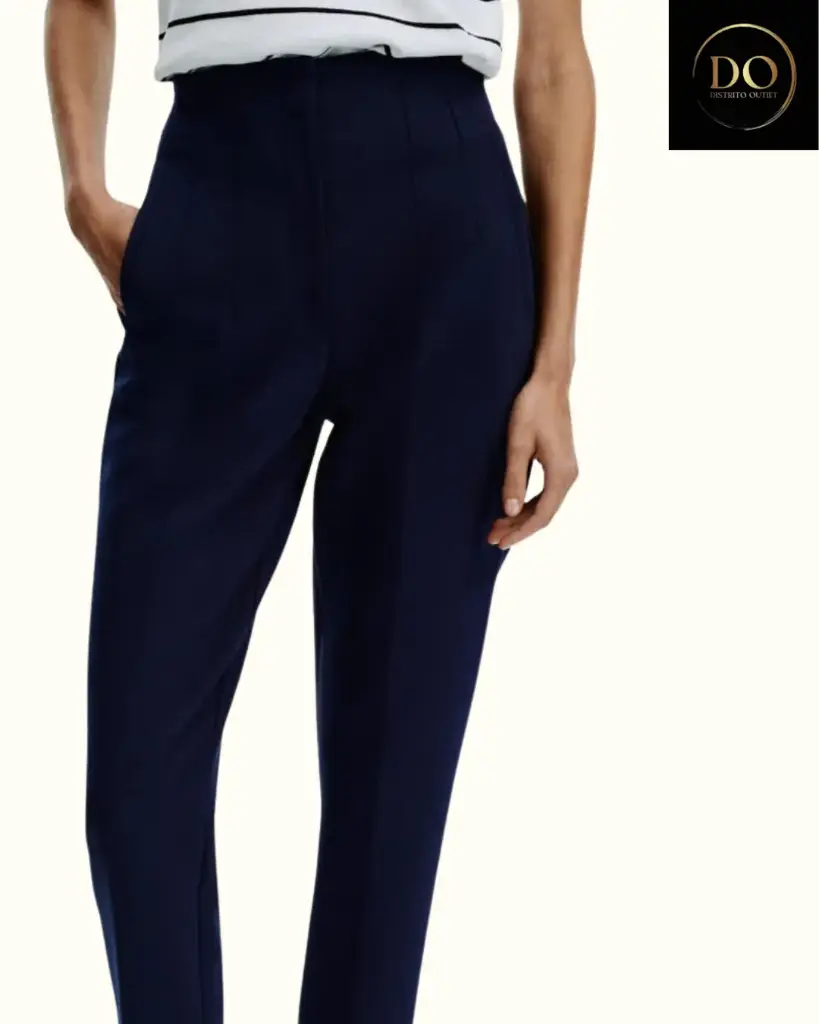 Pantalon Zara C Azul Marino T L