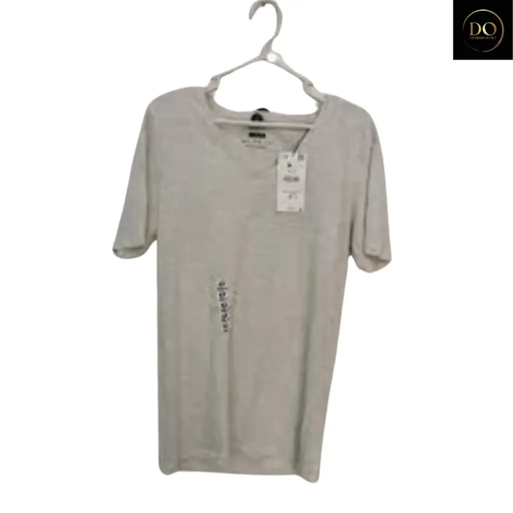 Playera Zara C Gris T S