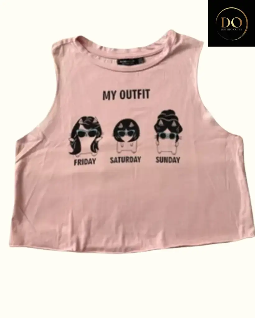 Playera Zara C Rosa T M