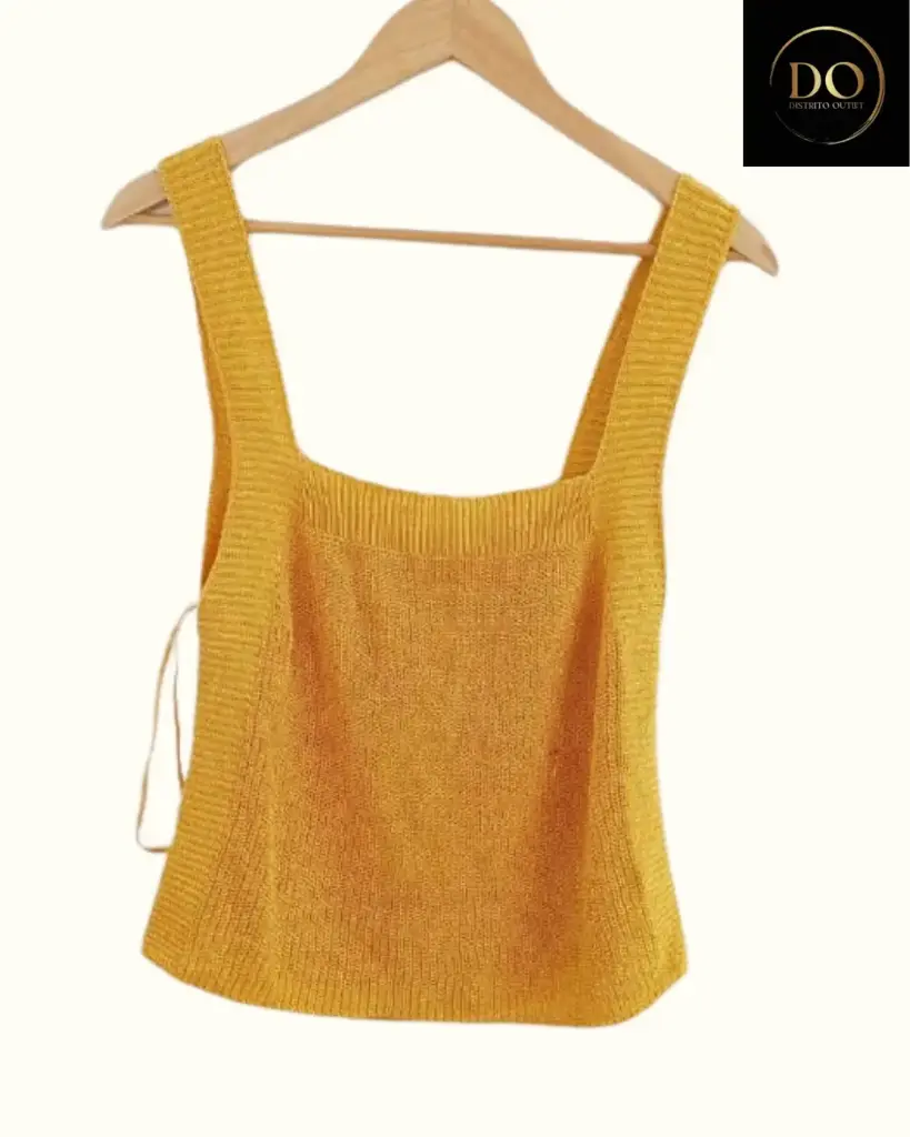 Blusa Zara C Mostaza tejida T M