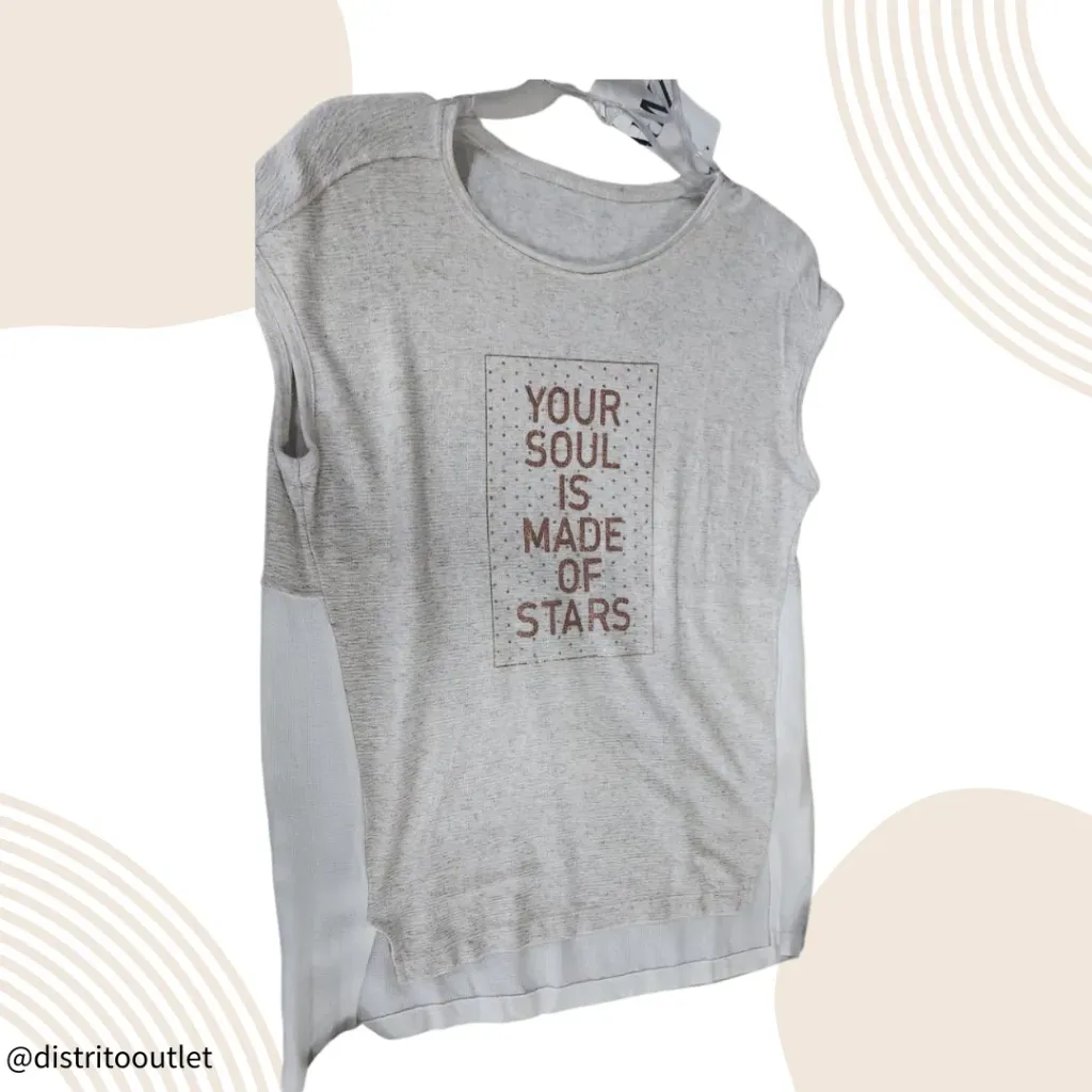 Blusa Zara C Crema T L
