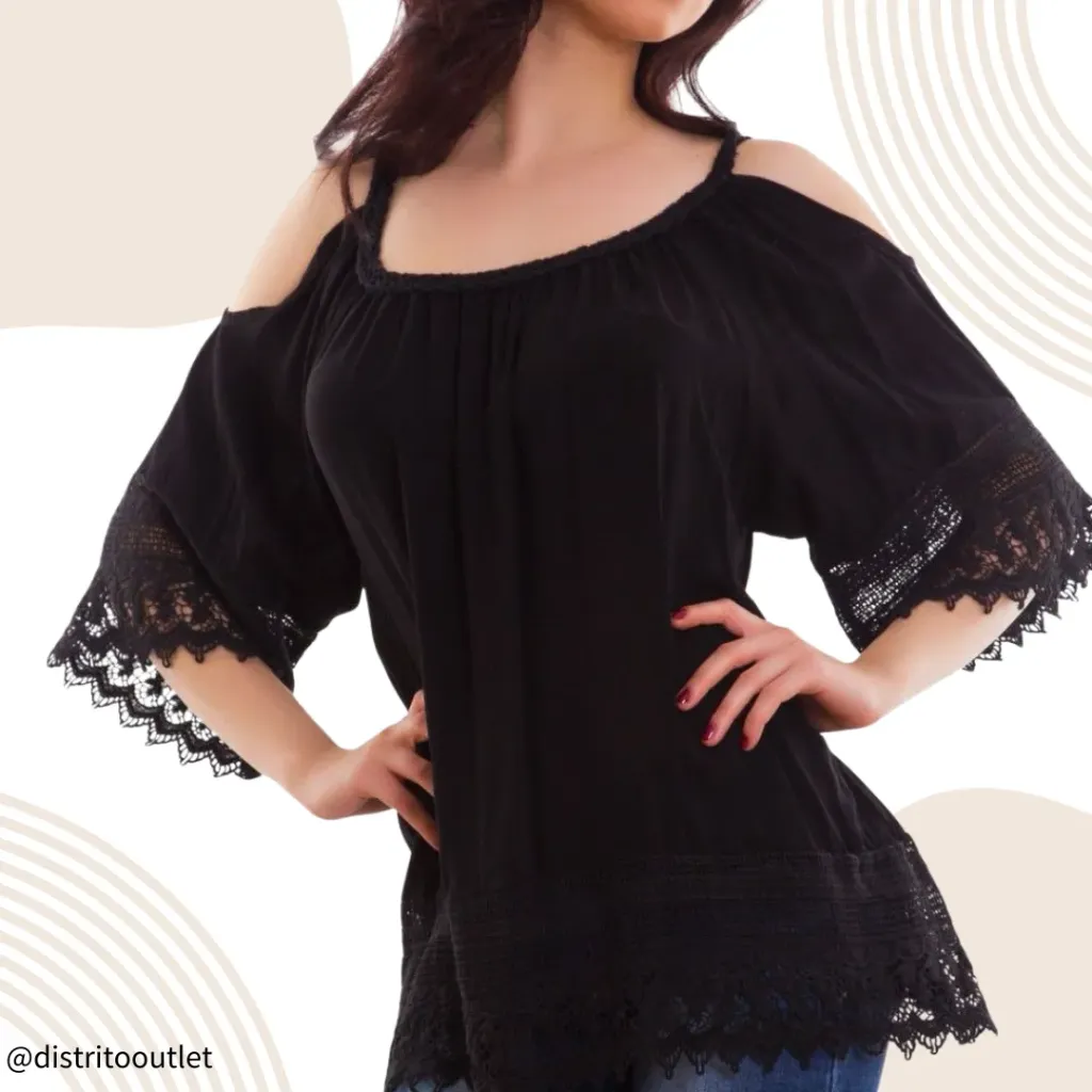 Blusa Zara C Negro T S