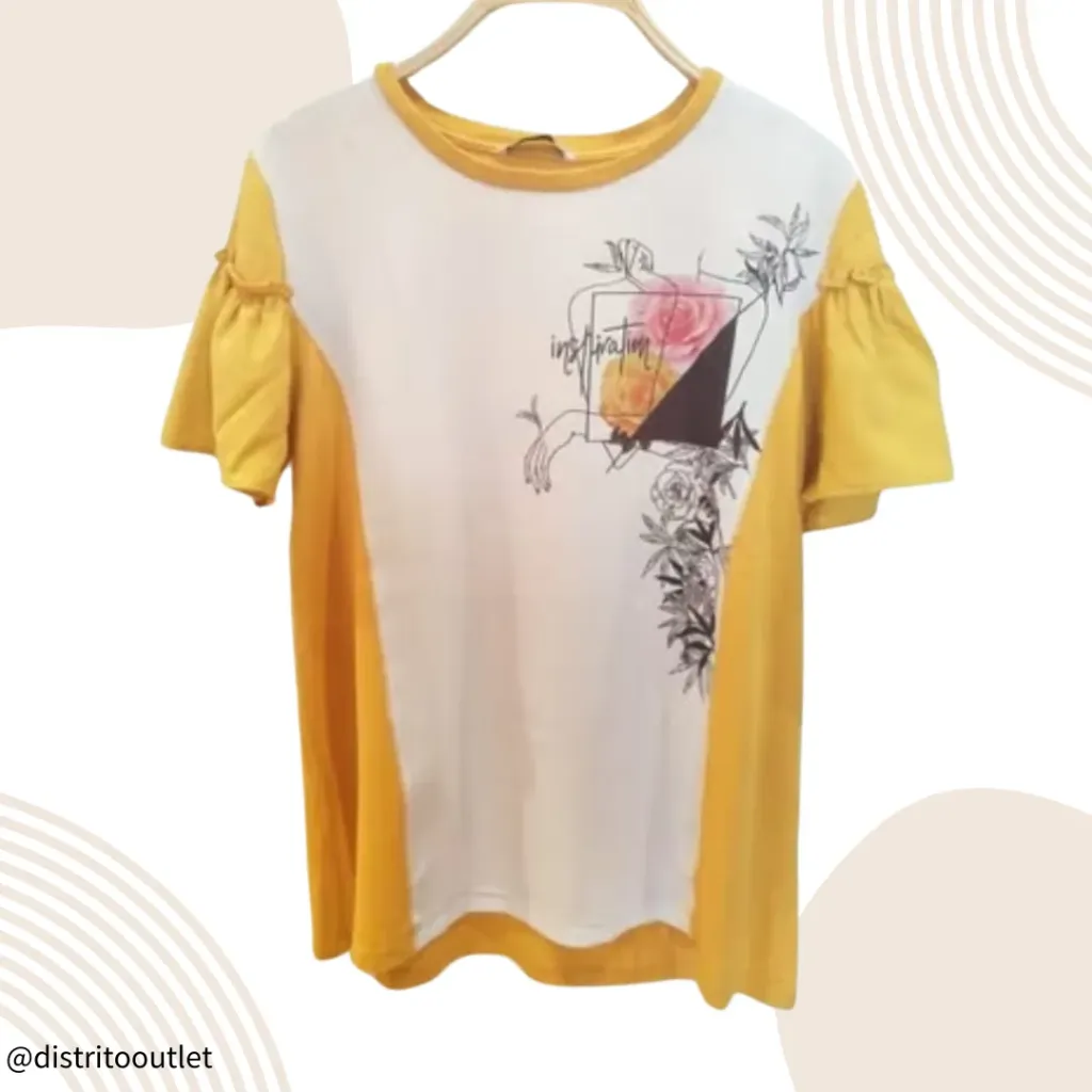 Blusa Zara C Mostaza T M