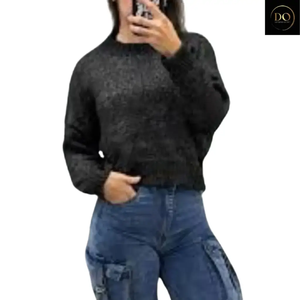 Sueter Tejido Zara C Negro T S