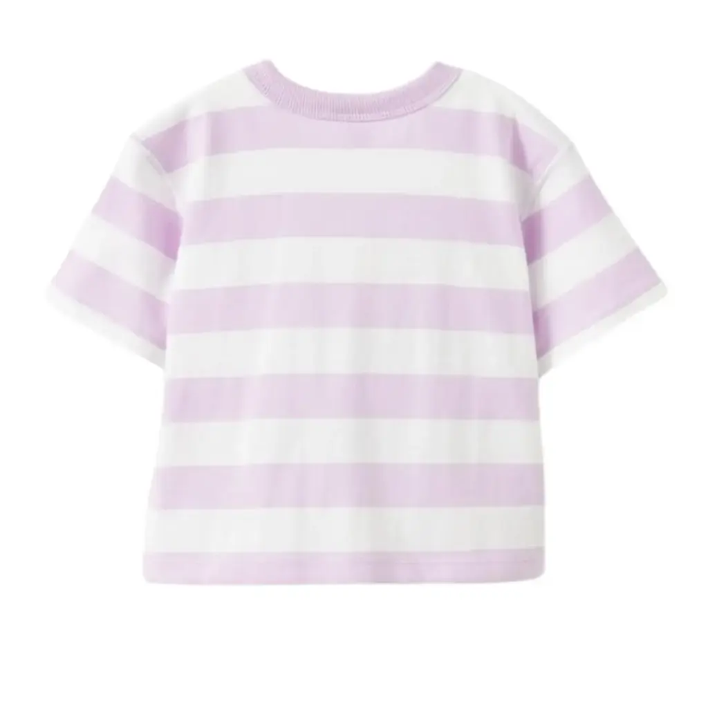 Playera GAP C Lila - Blanco T 4
