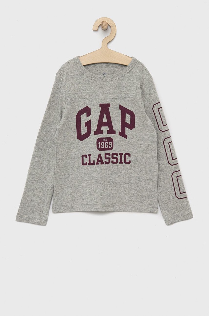 [999201] Playera manga larga GAP C Gris T S