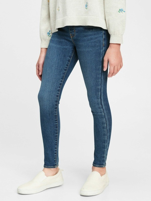 [042691] Pantalon de mezclilla GAP C Azul marino T12