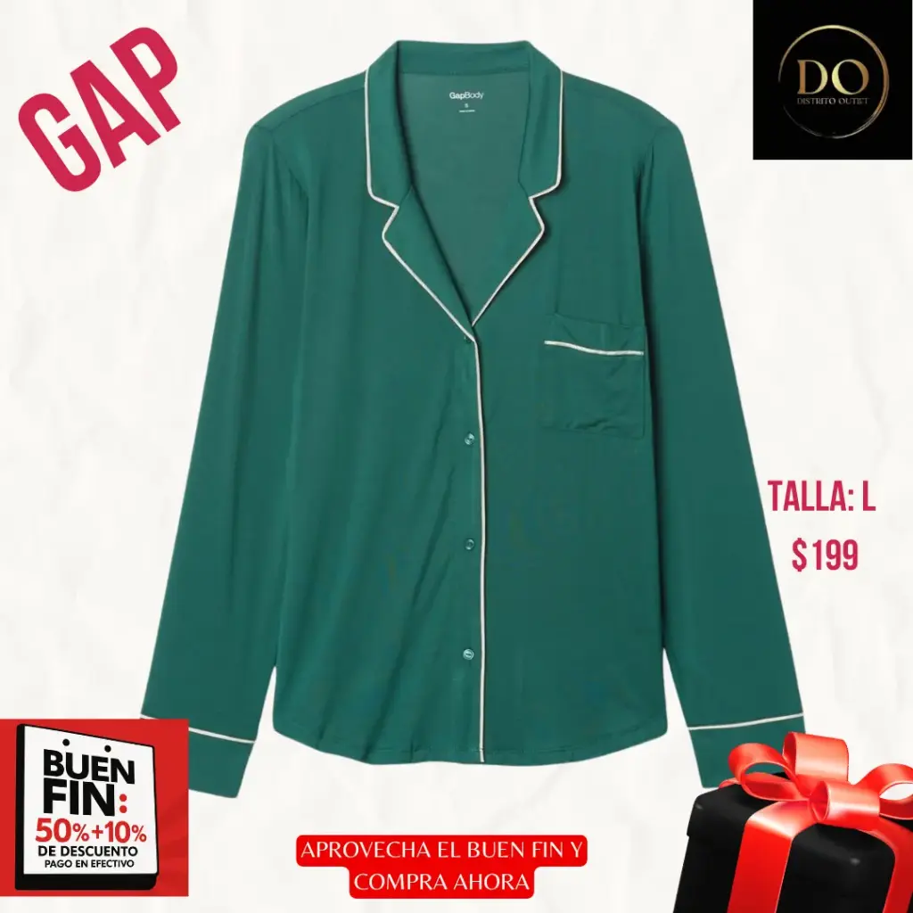 [767917] Pijama una sola pieza GAP C Verde T L