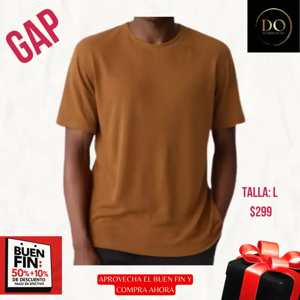 Playera GAP C Cafe T L