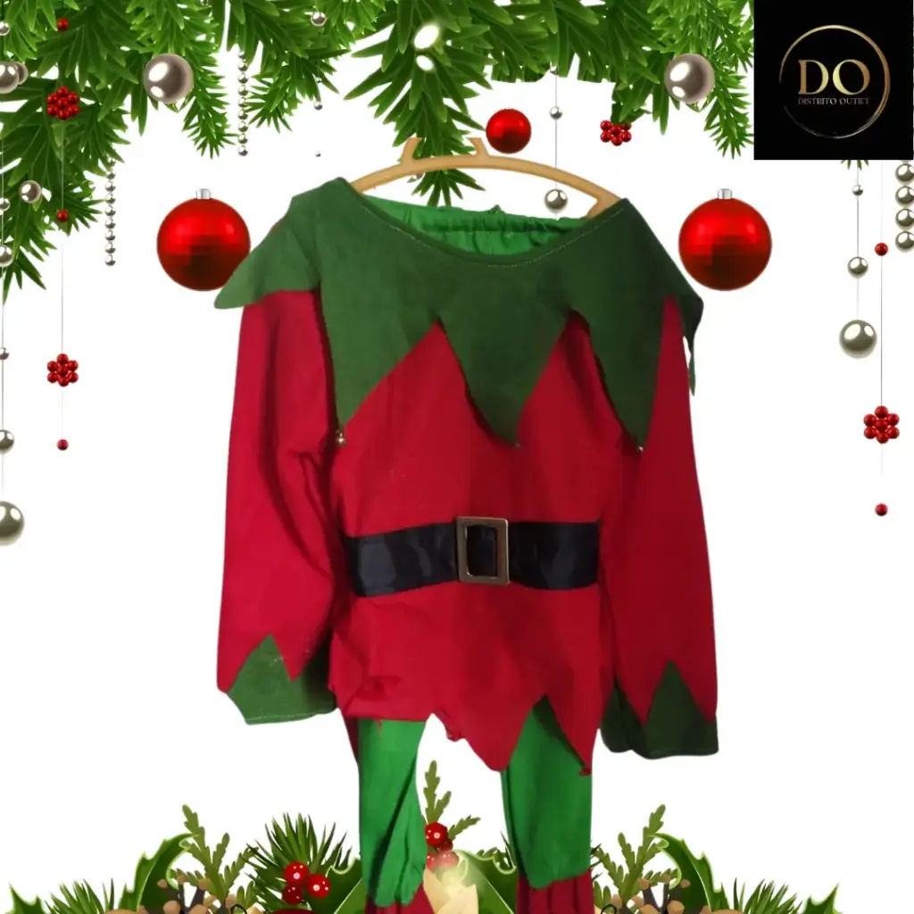 [113362] Vestido de duende C Rojo T Adulto