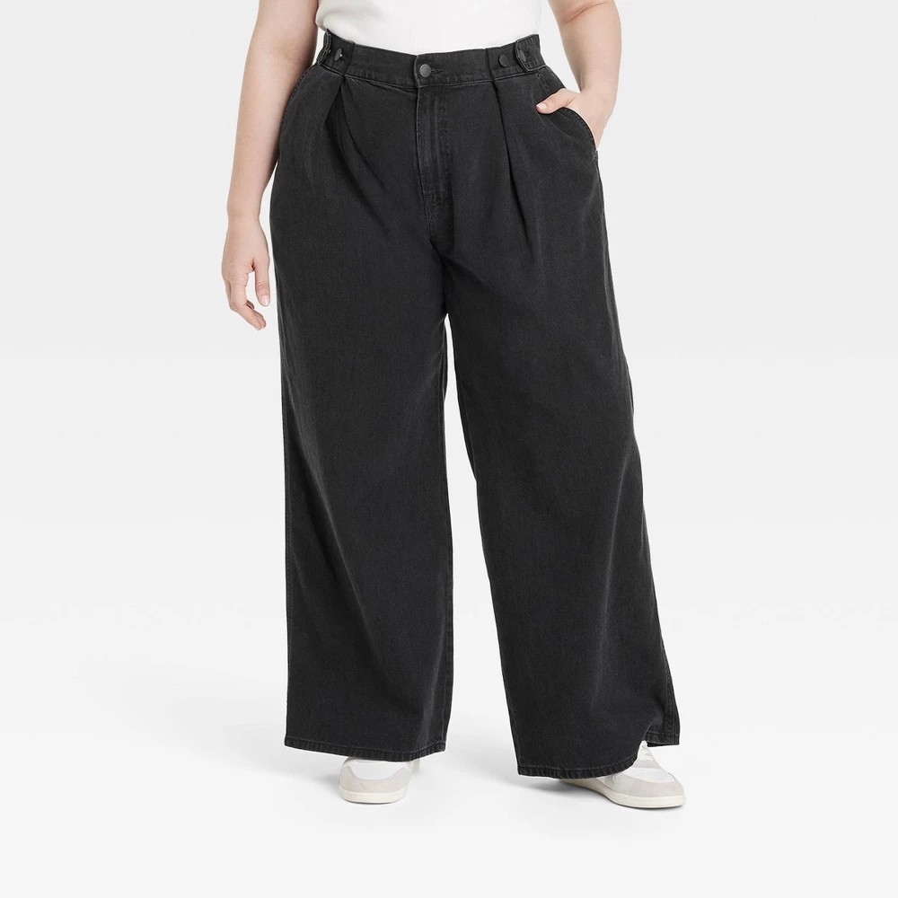 Pantalon Mezclilla C Negro T 17