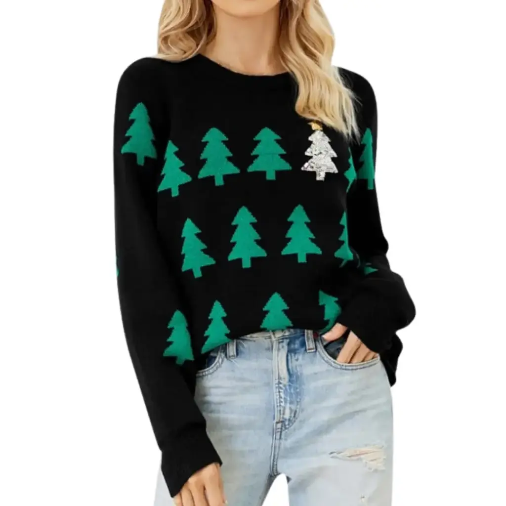 [113378] Sueter Navideño C Negro T M