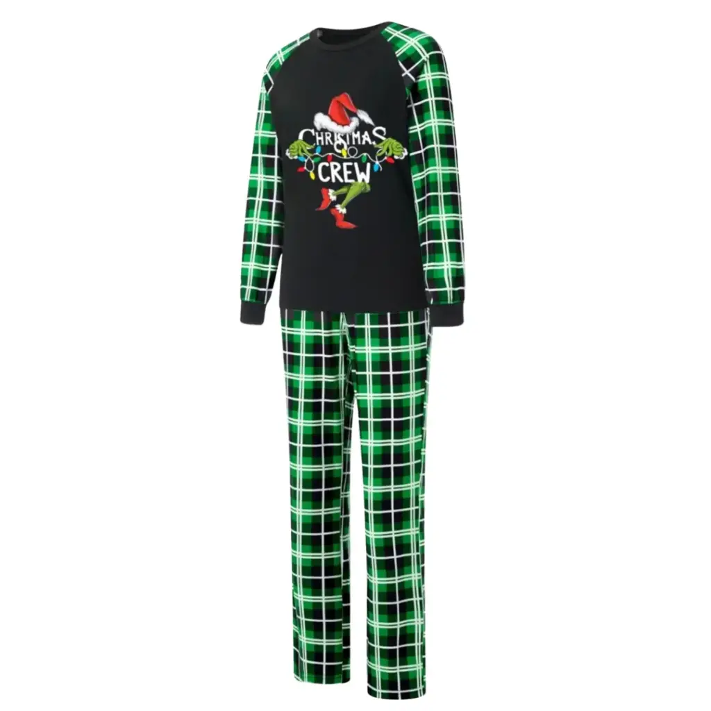 [113403] Pijama Navideña Grinch C Verde Negro T S