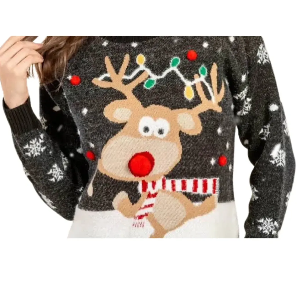 Sueter Navideño Reno T Unitalla 