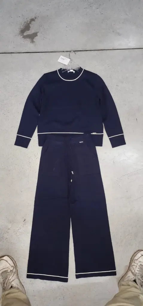 Conjunto tejido Mio Alfa C Azul marino T Unitalla