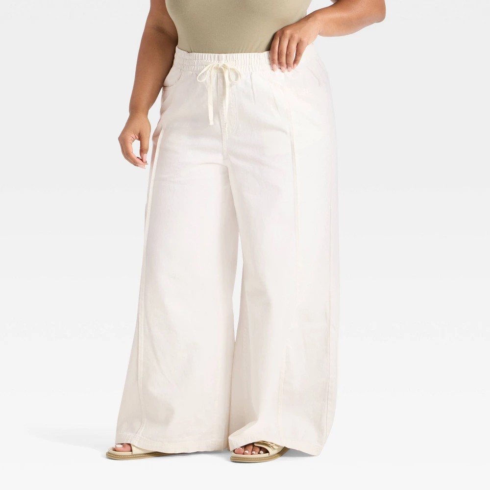 Pantalon Mezclilla C Blanco