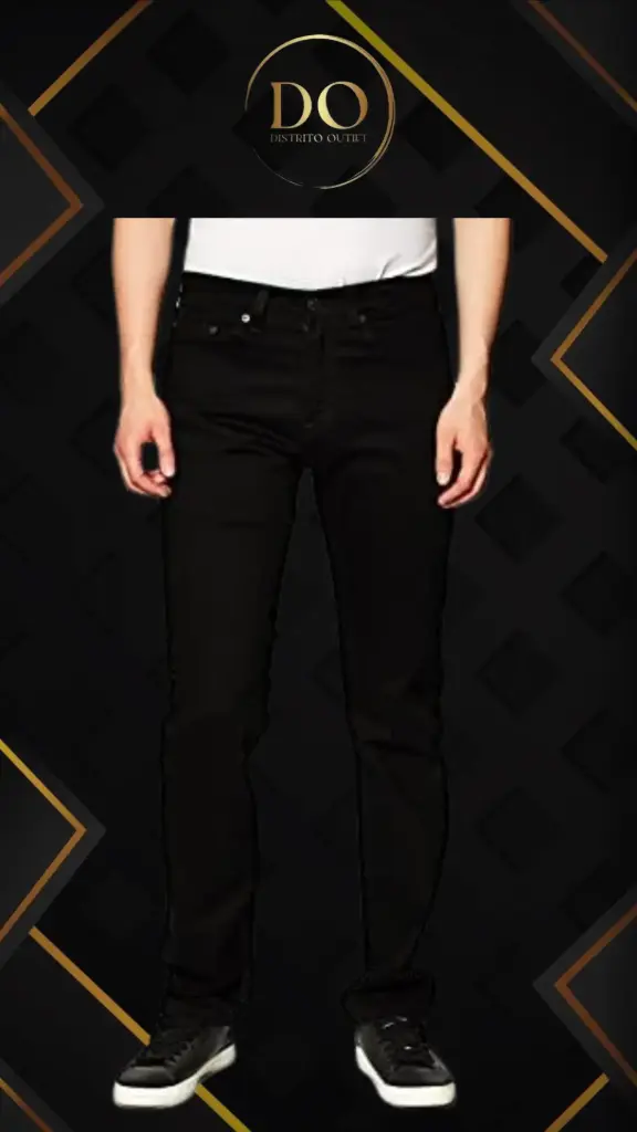 Pantalon Mezclilla Levis C Negro T 38-32