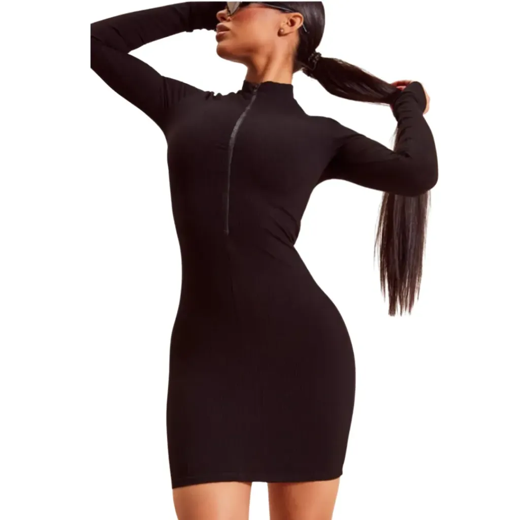 Vestido manga larga Fashion Nova