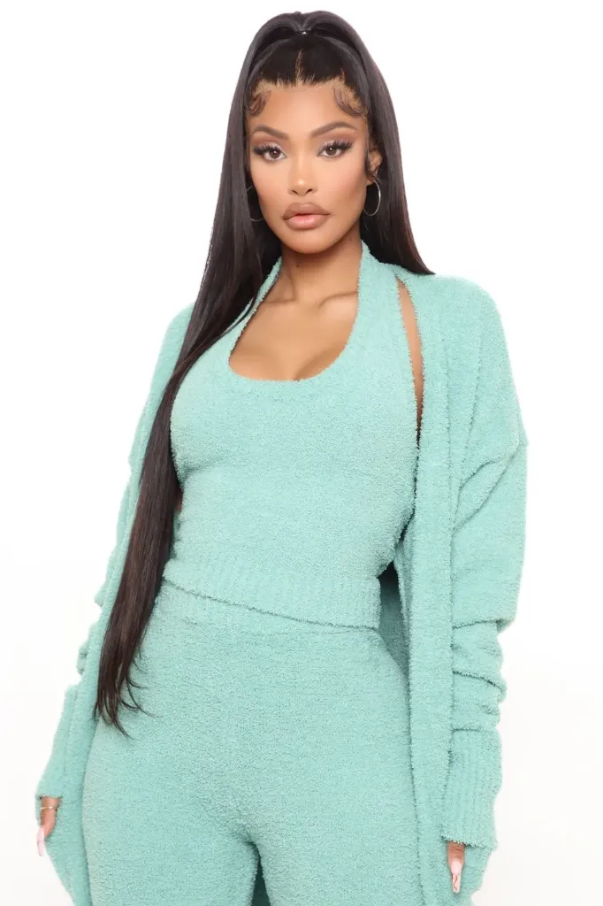 Abrigo con Blusa Fachion Nova