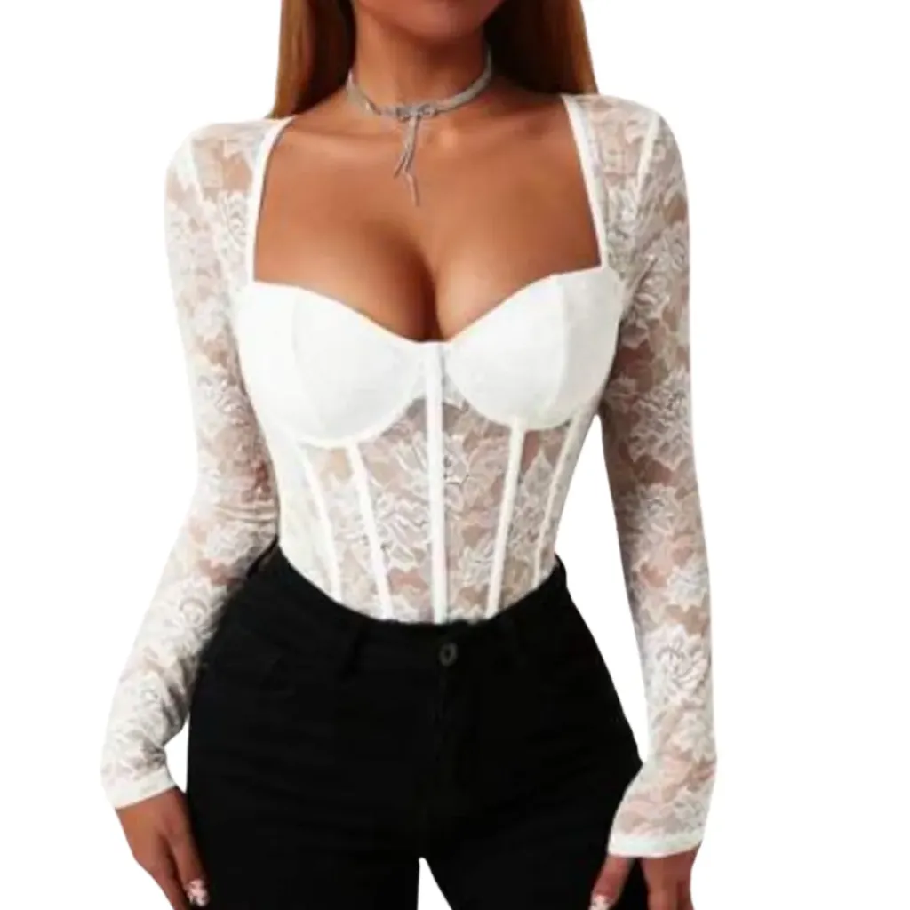 Top Encaje Fashion Nova
