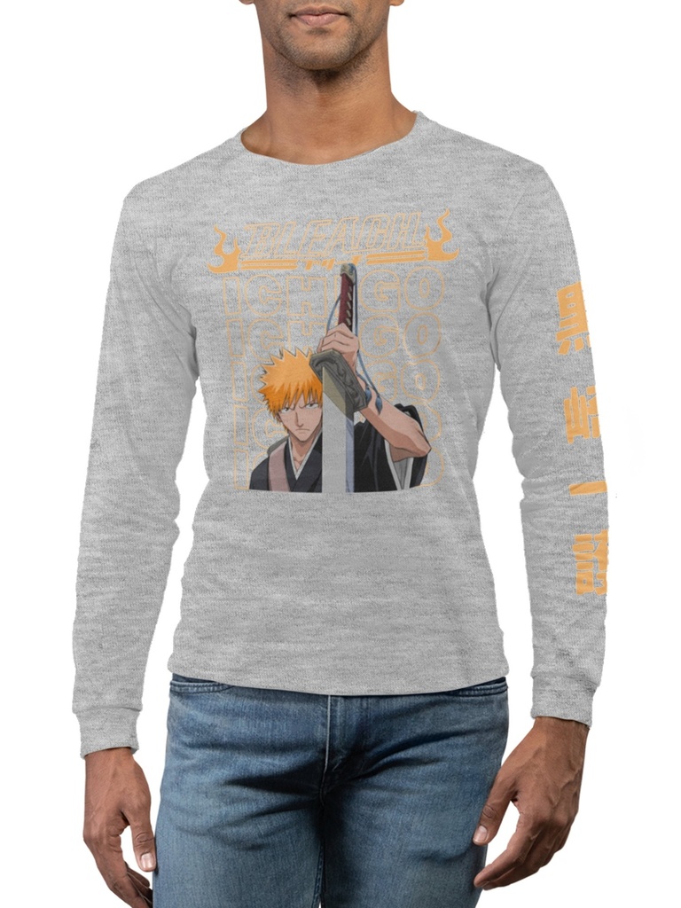 [163339] Playera Manga Larga Bleach  (M)