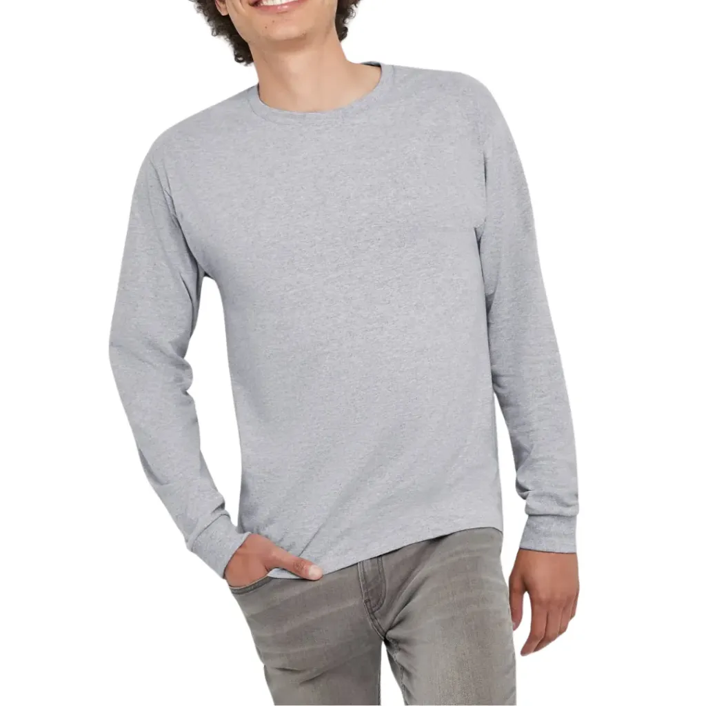 Playera Manga Larga Hanes