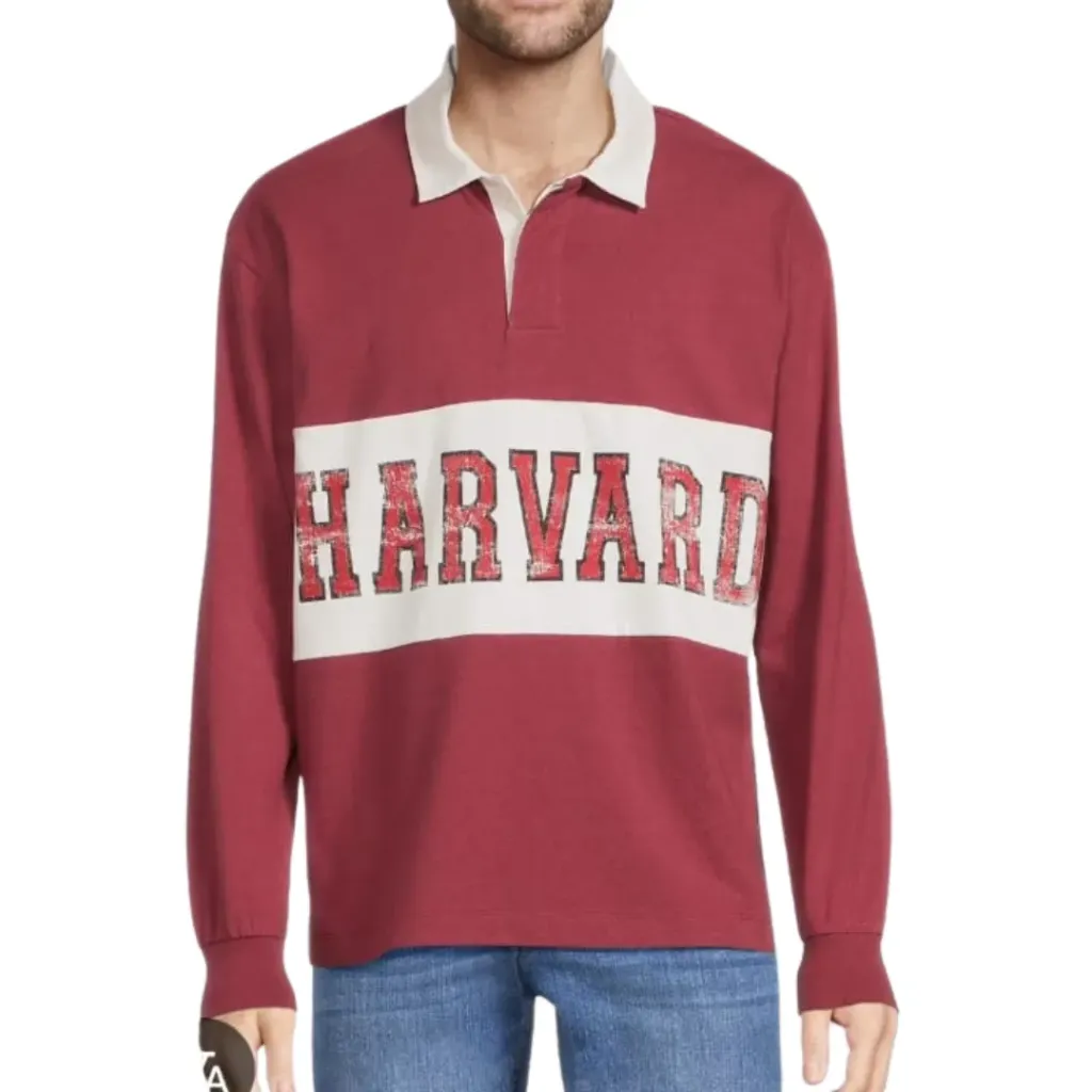 Playera Tipo Polo Harvard