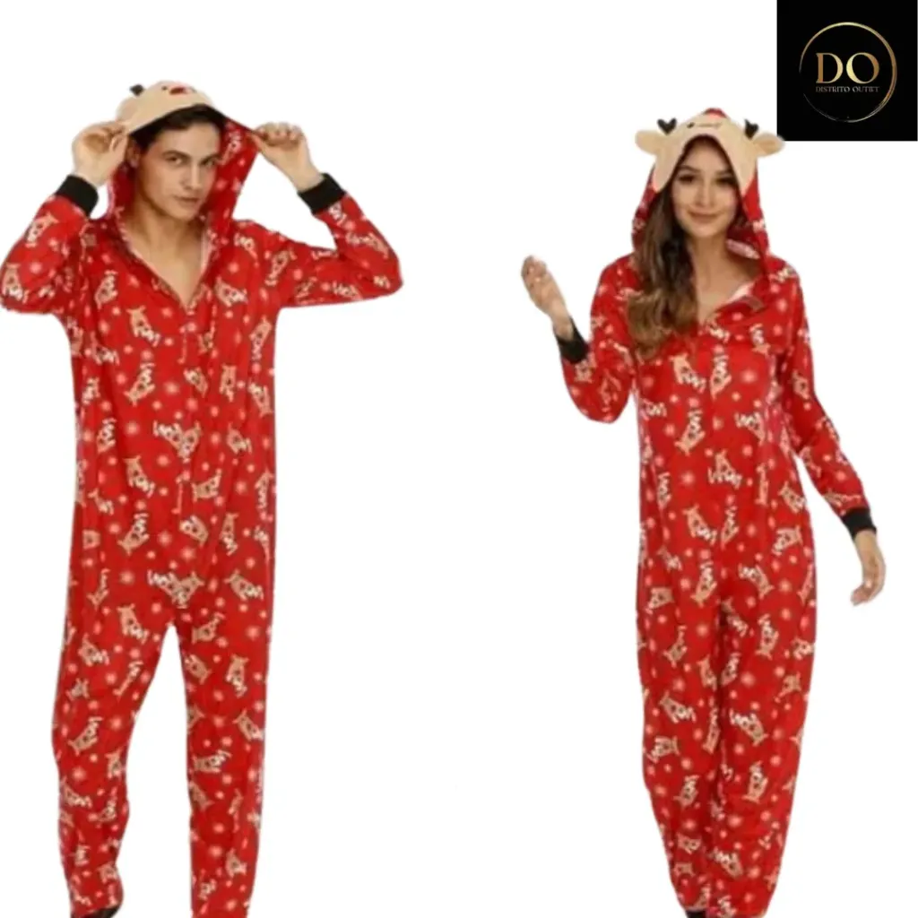 Pijama mameluco navideña