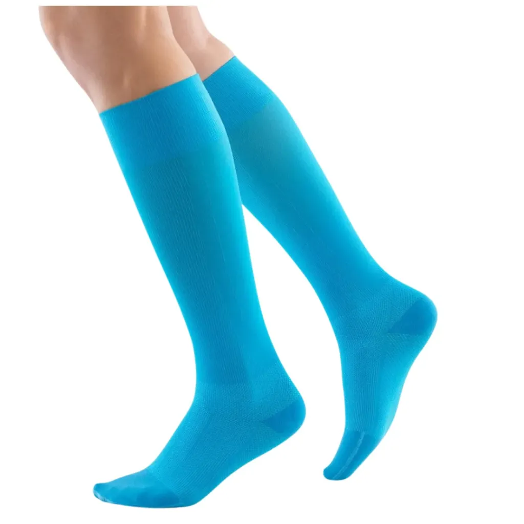 [113794] Calceta Larga Compresión  (Azul)