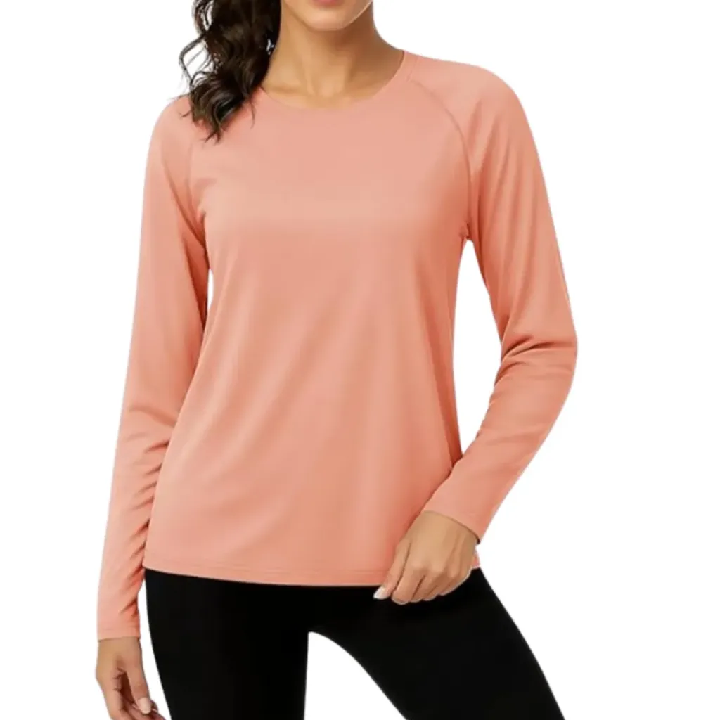 [113839] playera de playa manga larga  C Salmon T XL