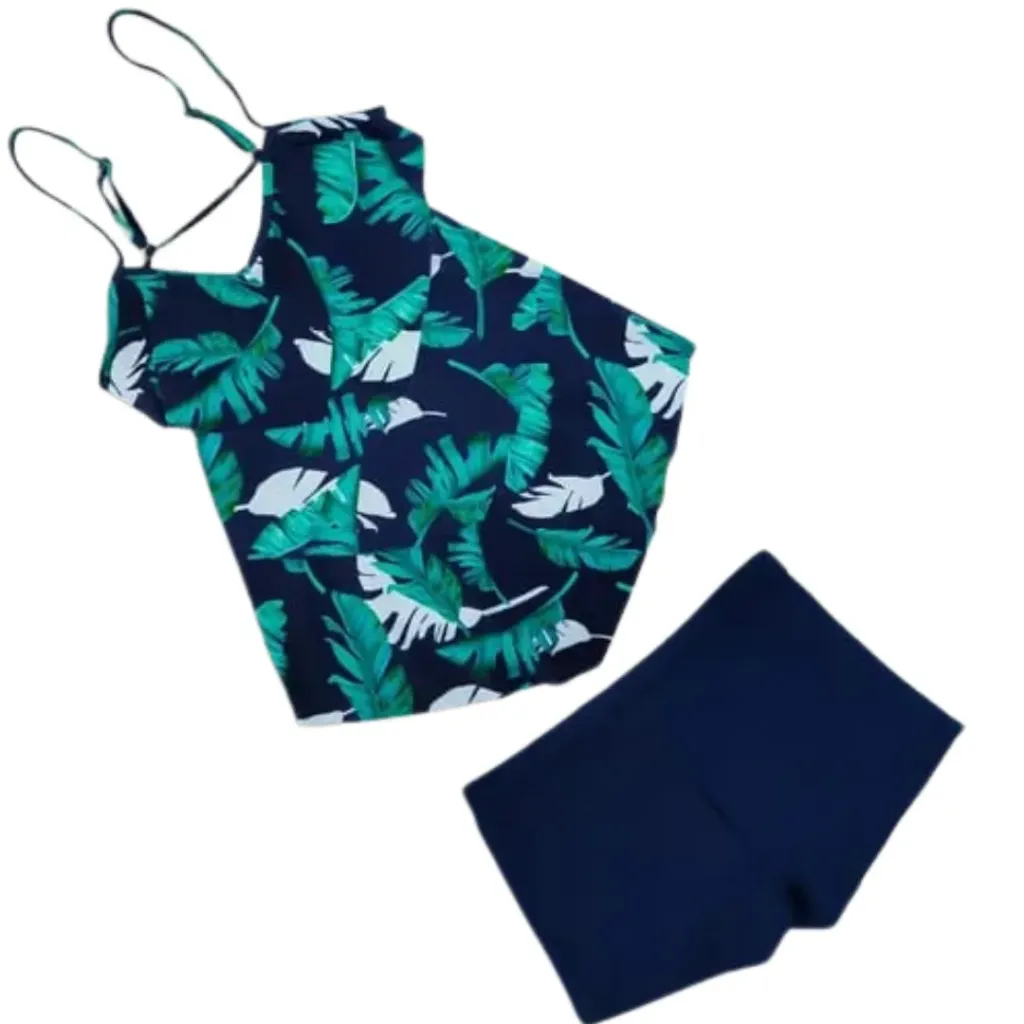 [113864] Traje de Baño 2 Pz C Azul Marino T S