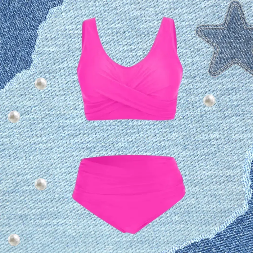 Traje de Baño 2 Pz C Rosa T L