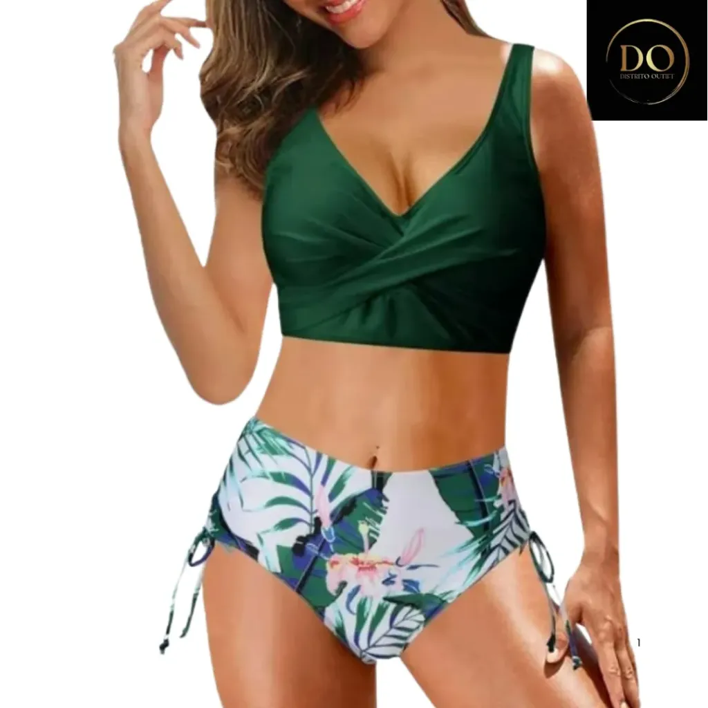 [113946] Traje de Baño 2 Pz C Verde T M