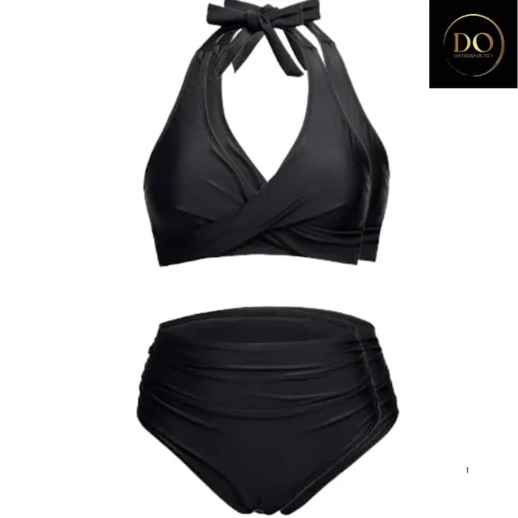 [113947] Traje de Baño 2 Pz C Negro T M