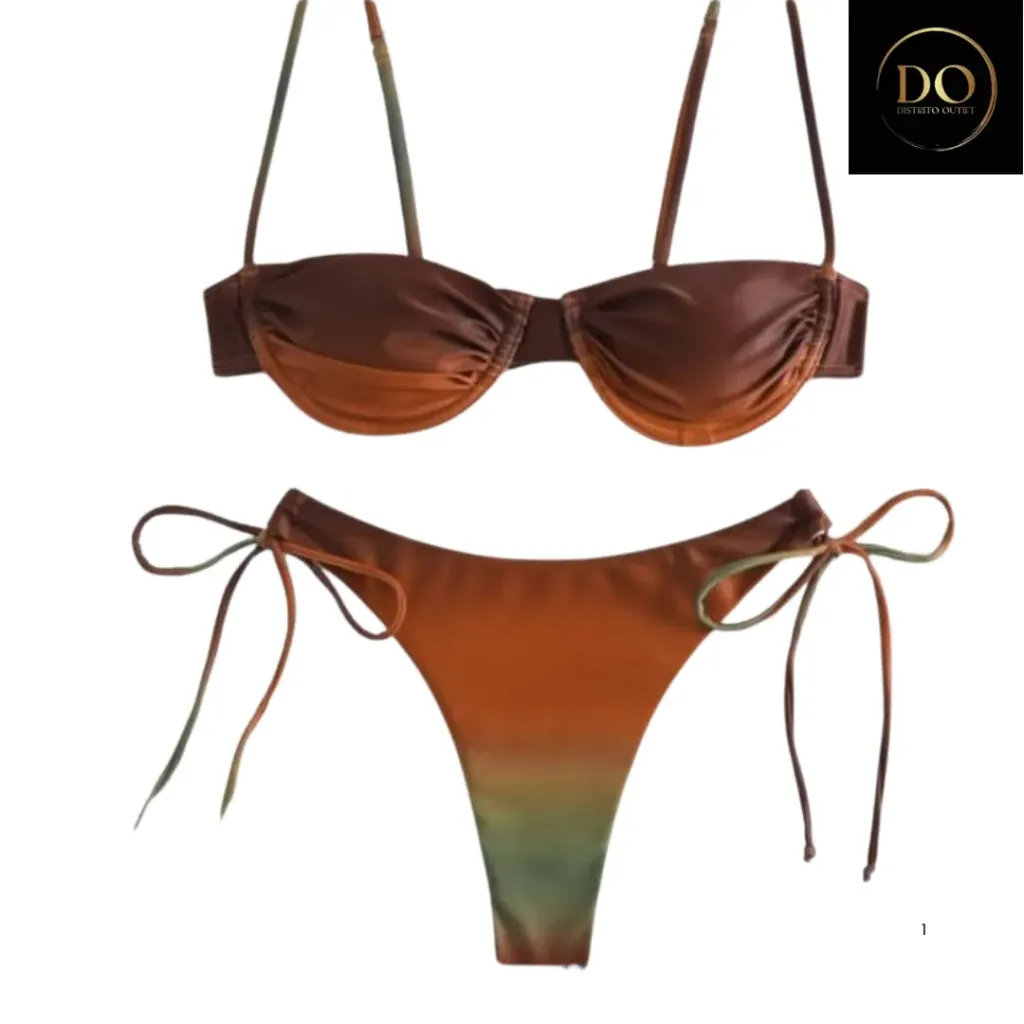 [113948] Traje de Baño 2 Pz C Cafe T M