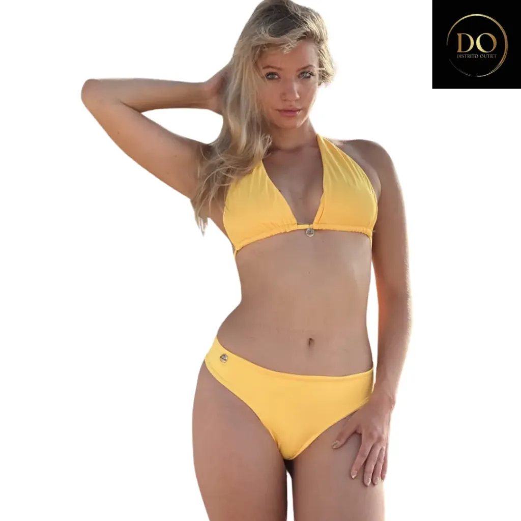 [113971] Traje de Baño 2 Pz C Amarillo T M