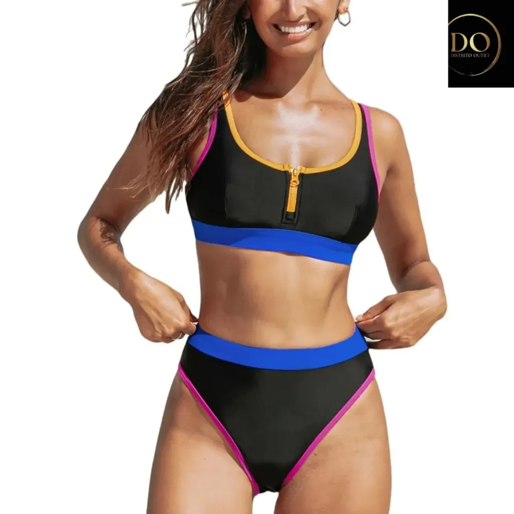 [113983] Traje de Baño 2 Pz C Negro T M