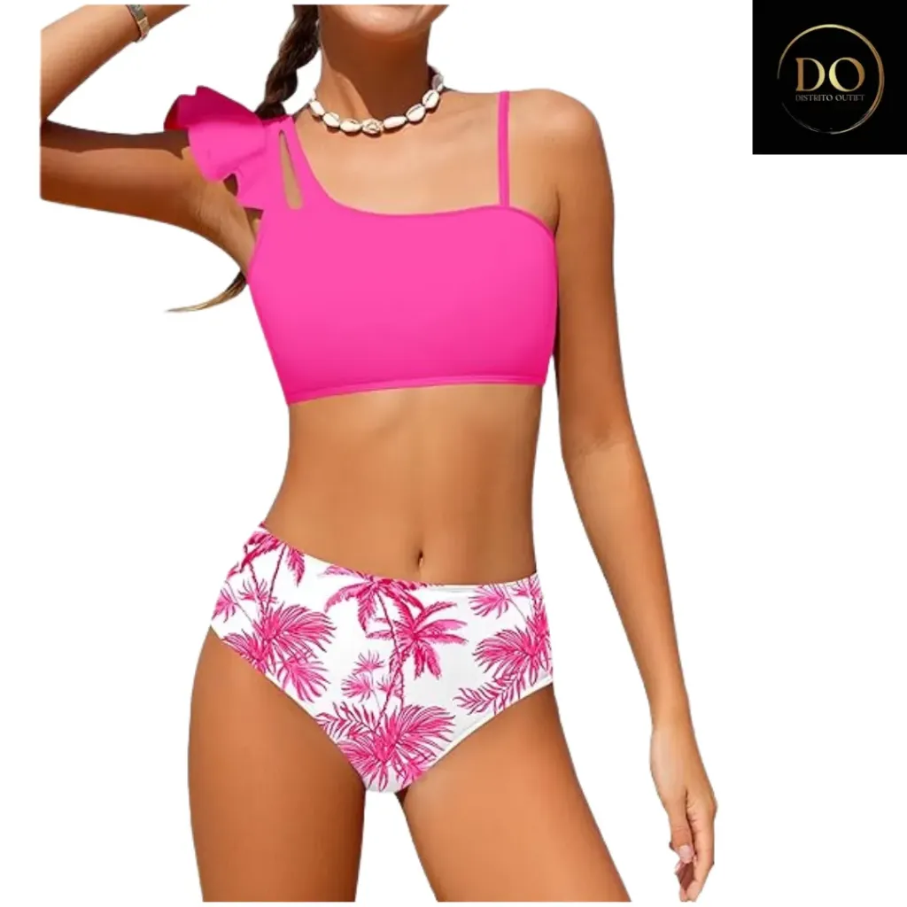 [113985] Traje de Baño 2 Pz C Rosa T XS