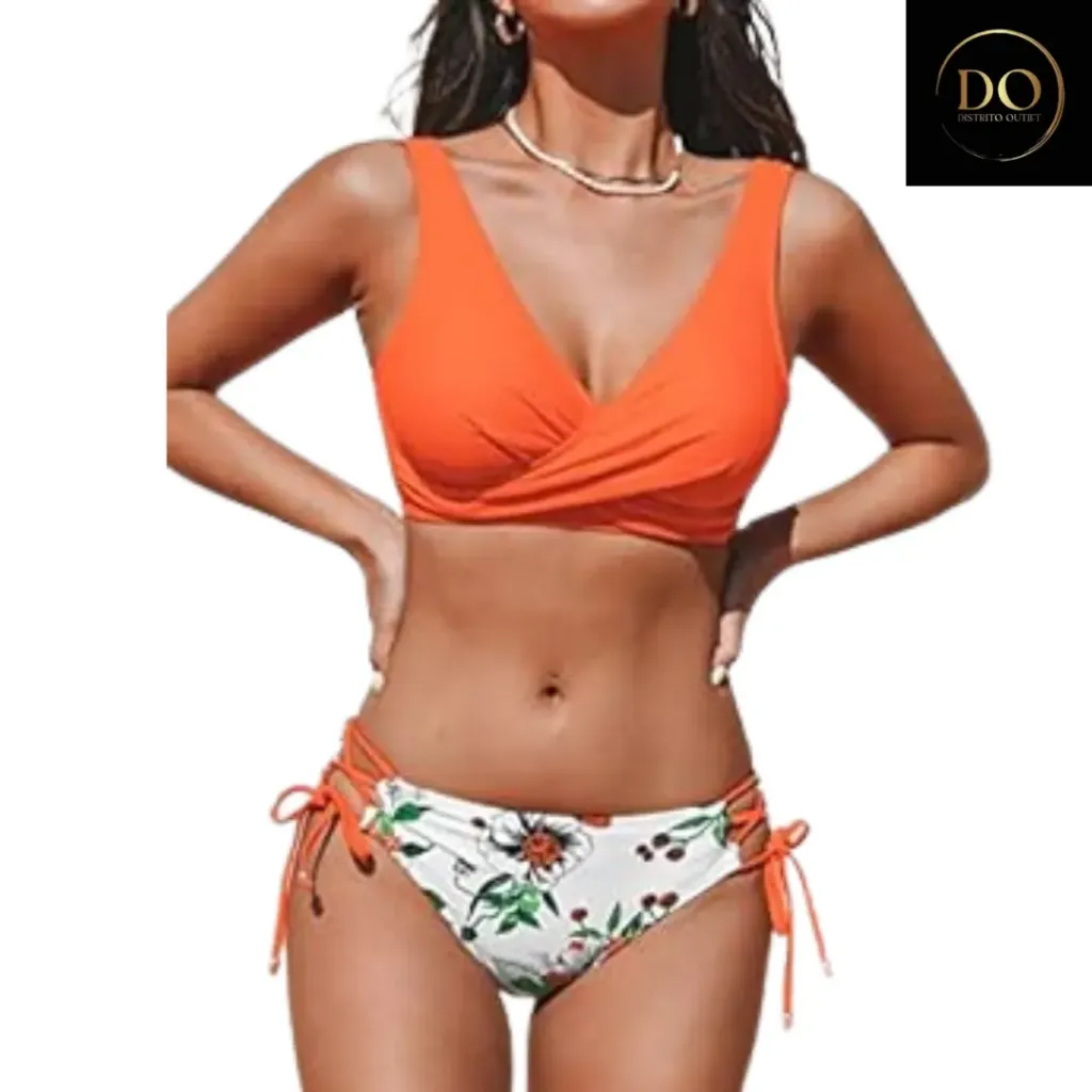 [113989] Traje de Baño 2 Pz C Naranja T S