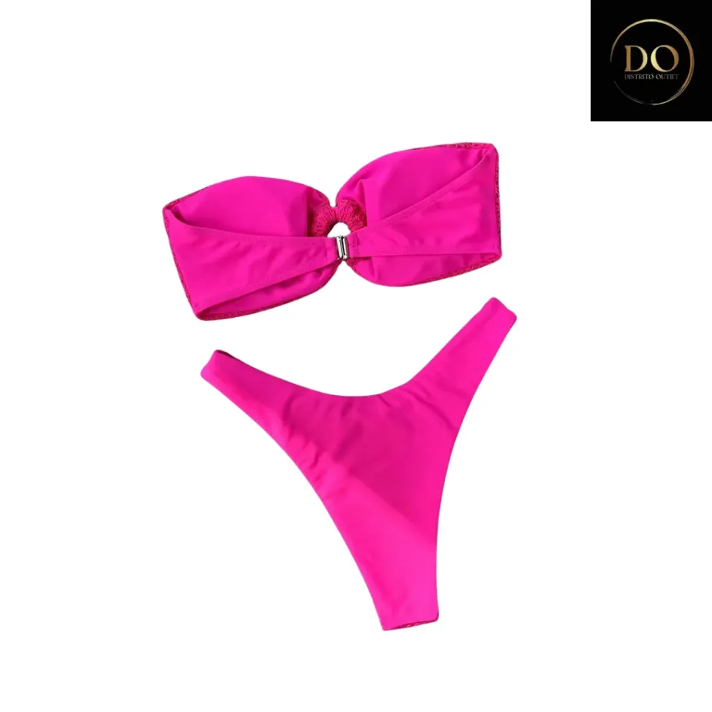 Traje de Baño 2 Pz C Rosa T S