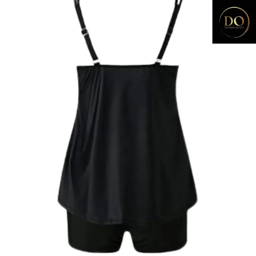 Traje de Baño 2 Pz C Negro T L