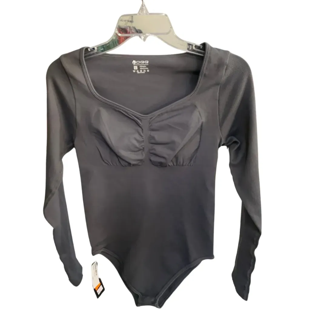 [114069] Faja Leotardo Manga Larga OQQ (Negro)