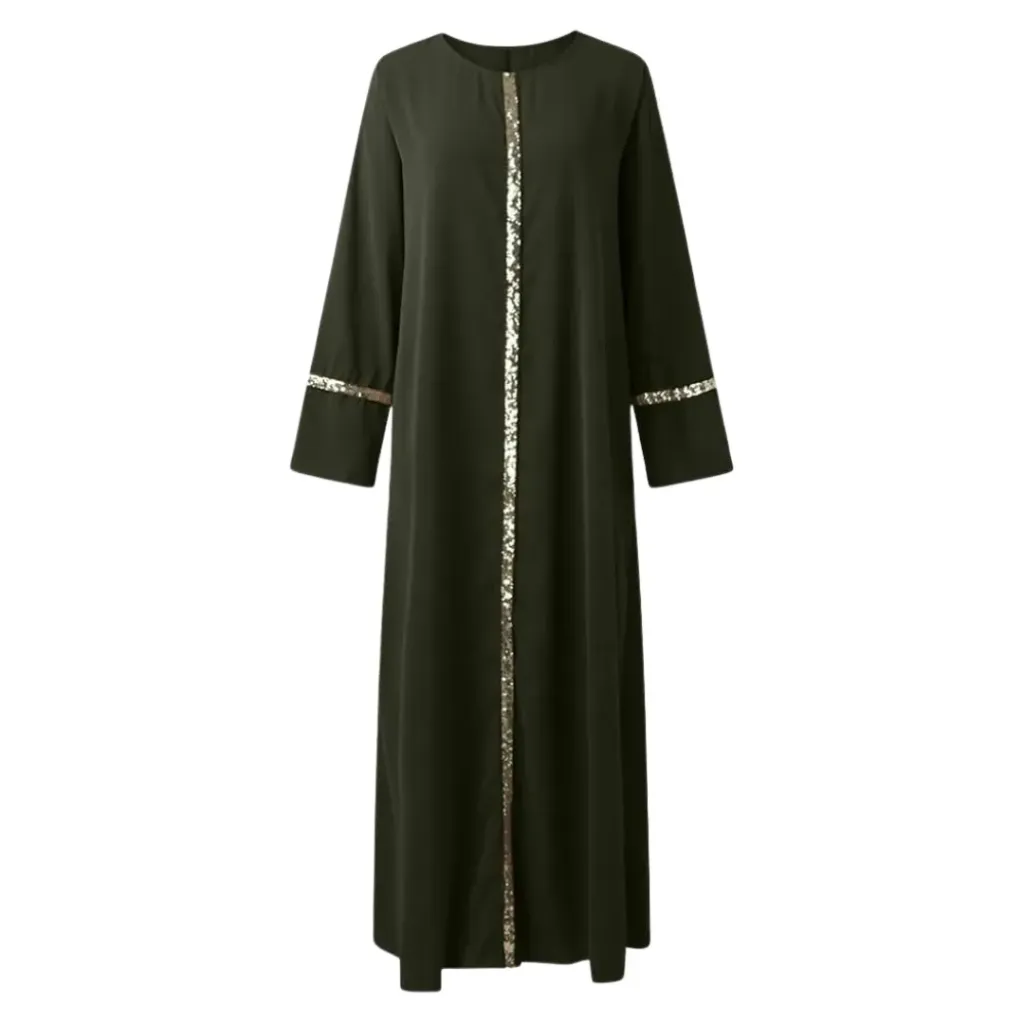 [214127] Vestido Estilo Arabe C Verde T L