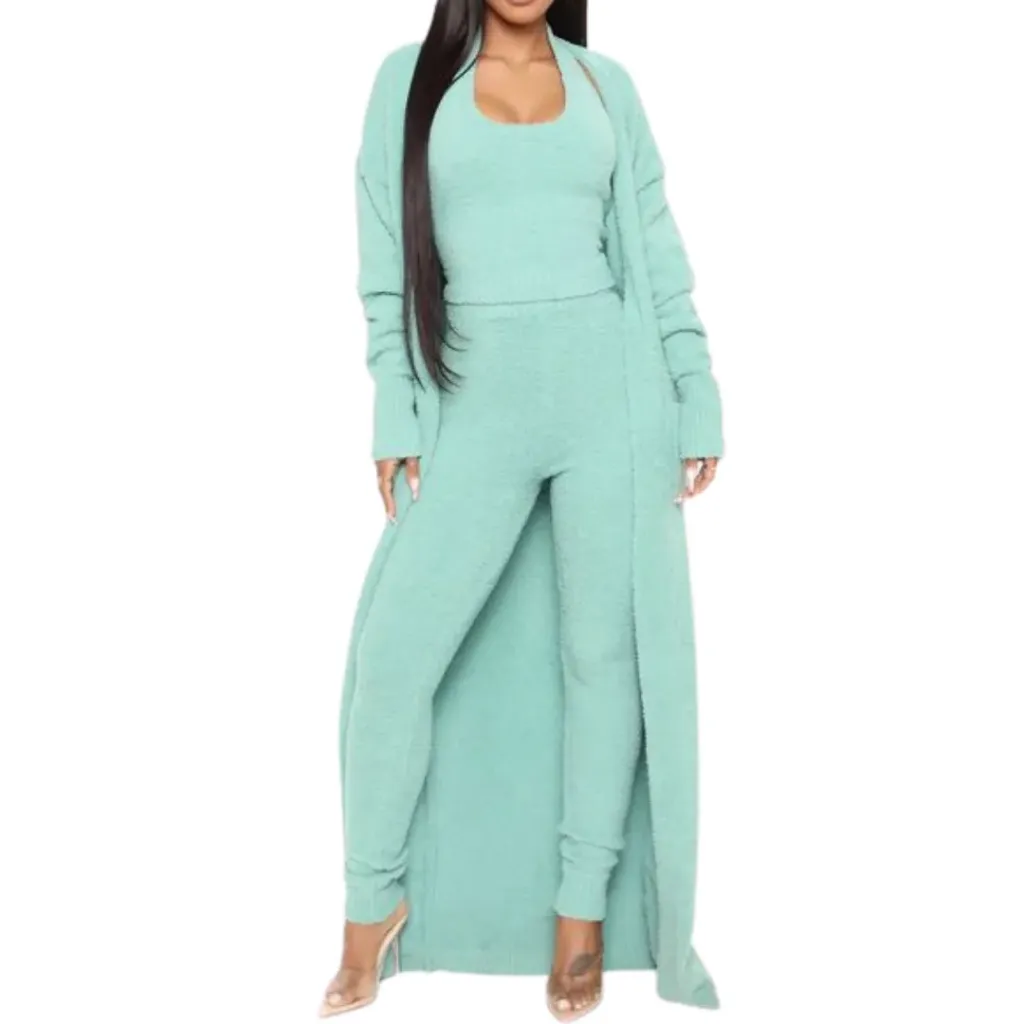 [214138] Abrigo con Blusa Fachion Nova C Verde T XXL