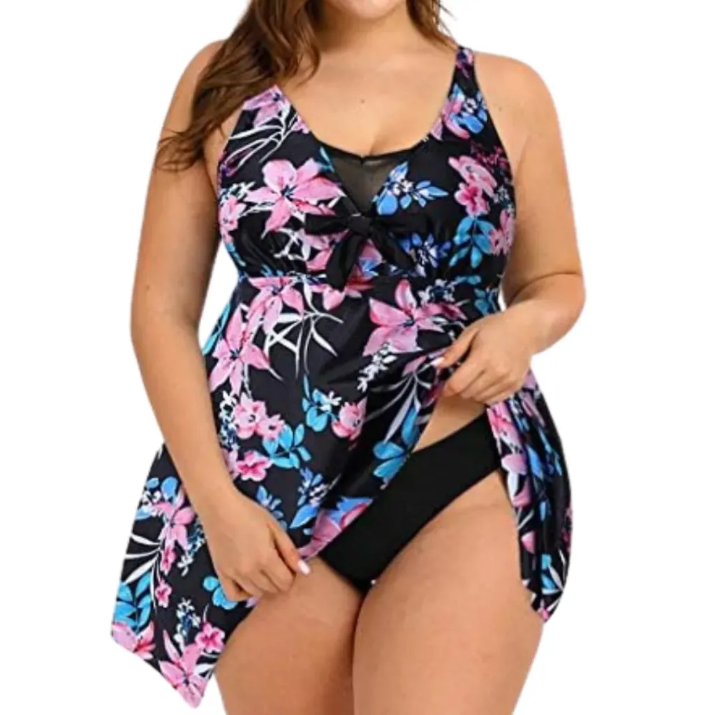 Traje de Baño 2 Pz C Negro T XL