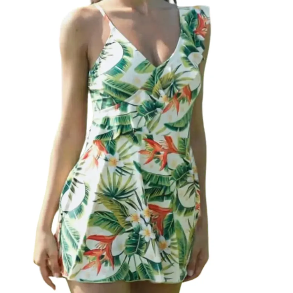 Traje de Baño 1 Pz C Verde T XL