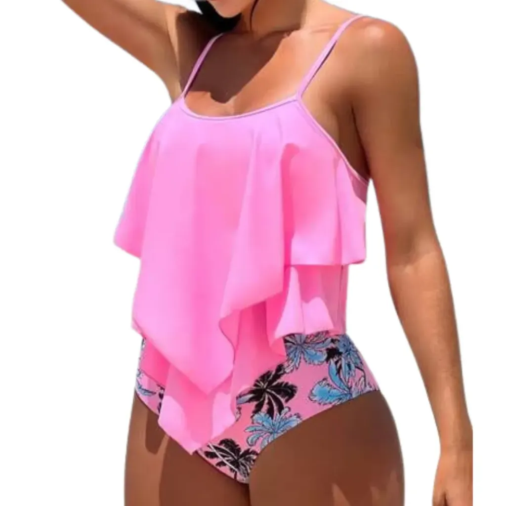 Traje de Baño 1 Pz C Rosa T XXL