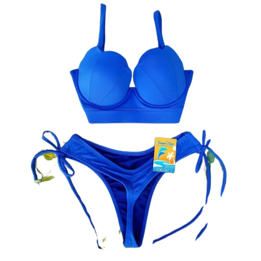 Traje de Baño 2 Pz C Azul Rey T M