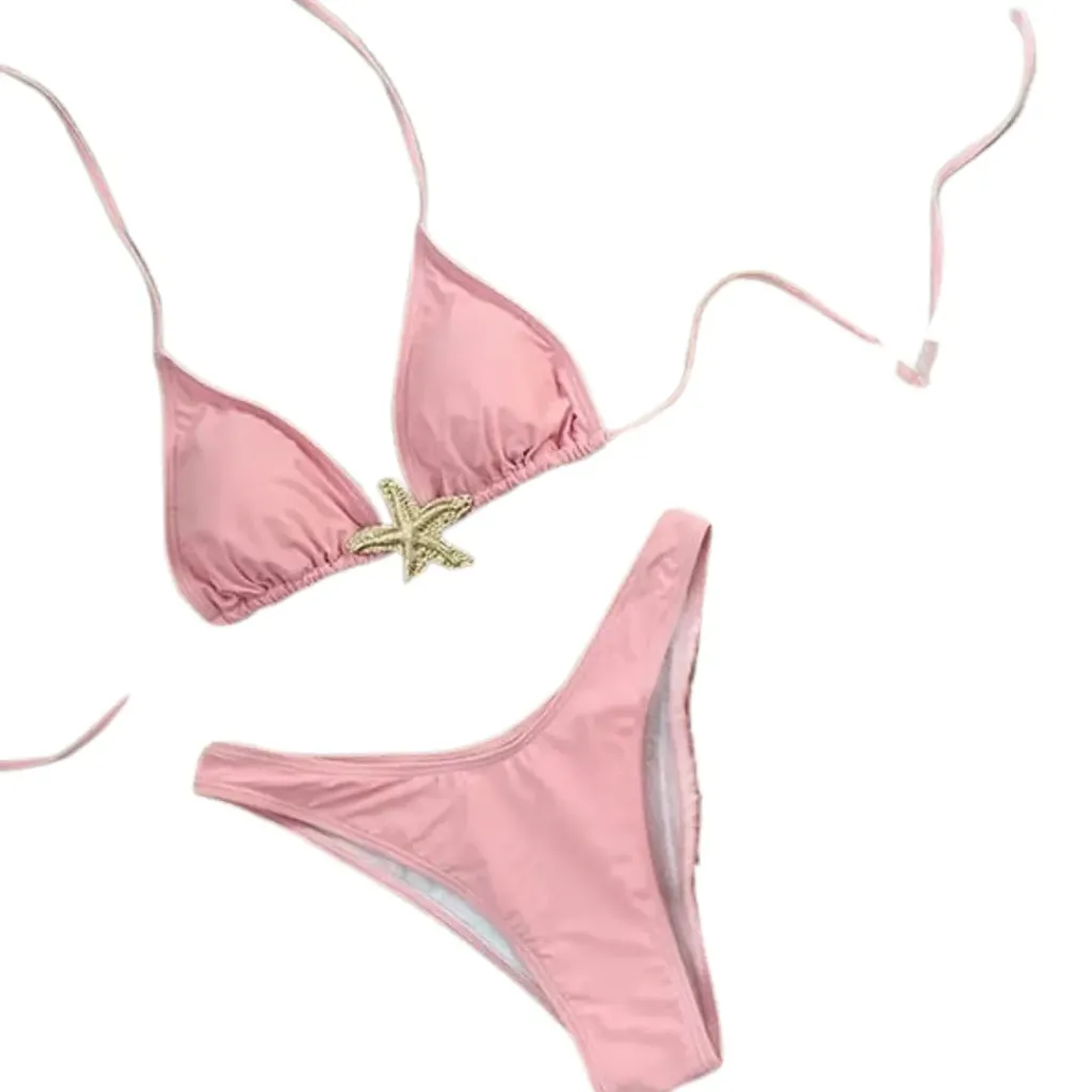 Traje de Baño 2 Pz C Rosa T S